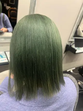 ショート 髪質改善&ハイトーンカラー BALE所属・Hikaru Memelu 中津店のマツエク・マツパデザイン