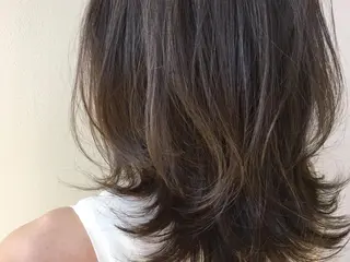 ミディアム カラー ✨大人韓国レイヤー ✨吉原 潤✨のヘアスタイル