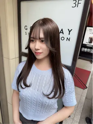 ミディアム サロウィン新宿三丁目East所属・💕冬モテ×上品色気 モテヘア💕山田航介のヘアスタイル