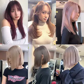 ショート カラー AMI Hair Supply所属・31.1.2.3受付 韓風カラー/カットのヘアスタイル