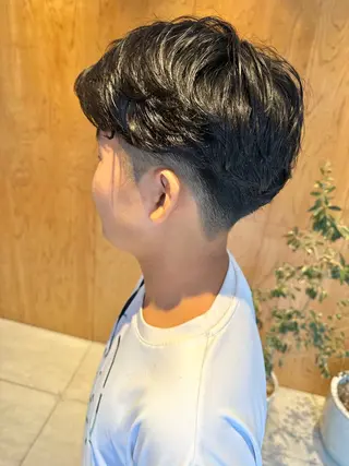 ショート パーマ メンズ メンズパーマ達人/ フェード/イツキのヘアスタイル