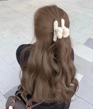 カラー 透ける透明感カラー 🎀anju/渋谷のヘアスタイル