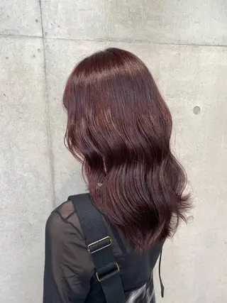 セミロング カラー ヘアアレンジ ボブ艶モテカラー🫧 カリンのヘアスタイル