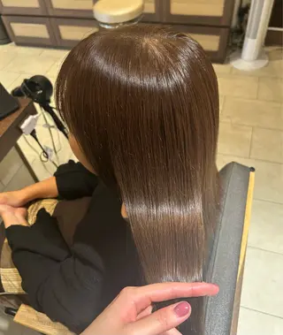 ミディアム おおがくみゆ🦙🍊 ‪‪⭐️池袋のヘアスタイル