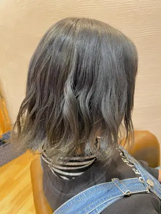 ミディアム カラー ヘアアレンジ Design Color🐰アユミのヘアスタイル