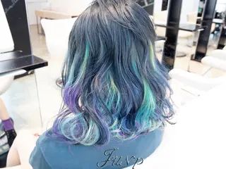 ロング カラー Re:ta Hair 飯田淳平のヘアスタイル