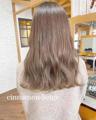 セミロング カラー hair salon Ranun髪質改善のヘアスタイル