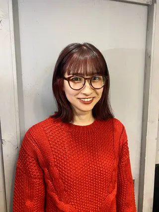 ミディアム カラー ㅤㅤㅤㅤㅤㅤㅤㅤㅤㅤ 彩衣のヘアスタイル