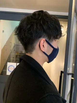 ショート カラー パーマ ヘアアレンジ メンズ キッズ ネイル マツエク・マツパ SALOWIN梅田茶屋町店所属・ウルフレイヤーカット /チヒロのヘアスタイル