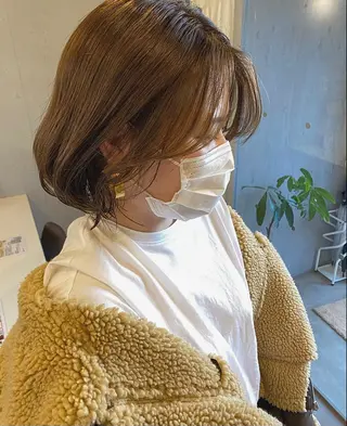 ミディアム カラー カノエ 乃木店のヘアスタイル