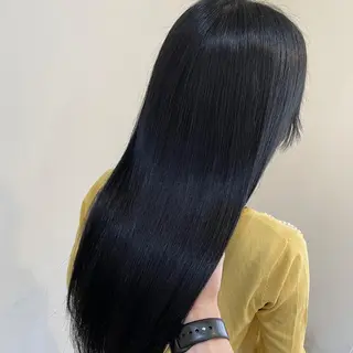 ロング 縮毛矯正×髪質改善 小笠原大樹のヘアスタイル