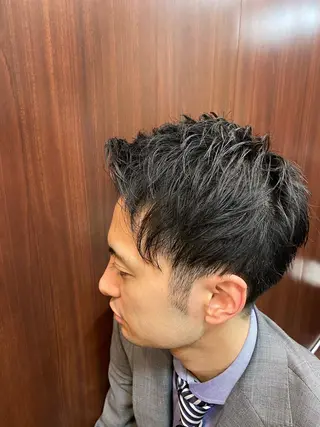 ショート ヘアアレンジ メンズ ヒロ銀座所属・福村 美沙紀のヘアスタイル