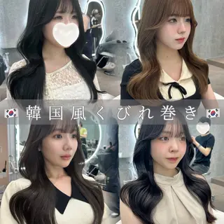 ミディアム ブリーチなしW🎀 髪質改善／はのんのヘアスタイル