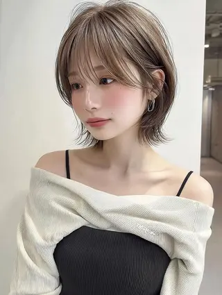 ミディアム IKU ミニボブ名古屋のヘアスタイル