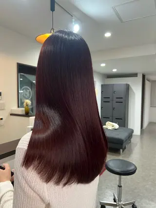 セミロング 艶髪/髪質改善 【熊野隼人】のヘアスタイル