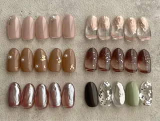 ネイル ざんねん負け犬ちゃん 南堀江のネイルデザイン