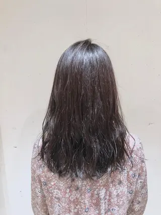 ミディアム カラー パーマ ヘアアレンジ 【ツヤ髪美容師】 ツダケイスケのヘアスタイル