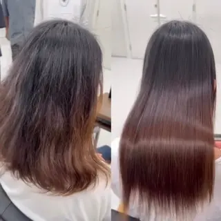 ロング カラー ヘアアレンジ DX SHARE SALON 原宿店所属・レイヤーカット/ 田中 しょうのヘアスタイル