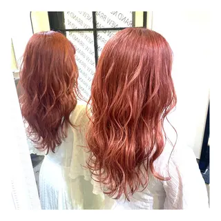 ロング カラー 心斎橋/ブリーチなし 髪質改善/レイヤーのヘアスタイル