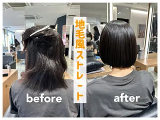 ミディアム 渡辺 良城のヘアスタイル