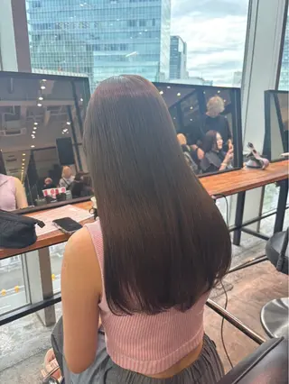 ロング カラー ALBUM  GINZA所属・うる艶カラー/銀座 /ゆみのヘアスタイル