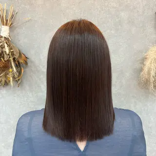 セミロング カラー 松本 心雪🌱‬のヘアスタイル