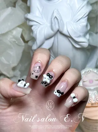 ネイル E.N🦋 長さ出し/持ち込みのネイルデザイン