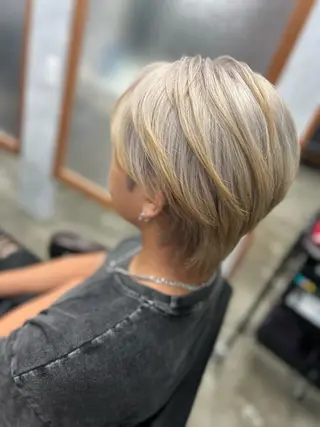 ミディアム カラー メンズ Style Tのヘアスタイル