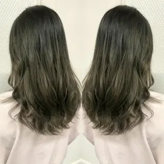 ロング カラー 竹内啓太 ボブのヘアスタイル