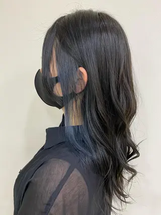 ロング 内田 遥香のヘアスタイル