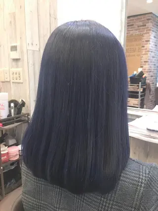 ミディアム カラー Unfrose所属・五月女 和樹のヘアスタイル