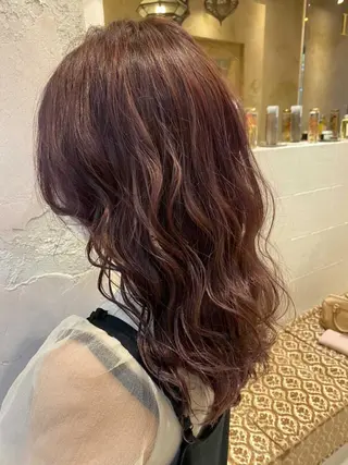 セミロング カラー 美髪/カラー 美容院🌈渡辺隼也のヘアスタイル