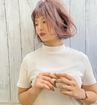 ミディアム カラー grand juteのヘアスタイル