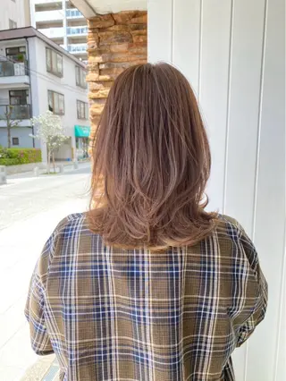 ミディアム 美髪✨艶髪✨髪質改善 カラー特化❕漆原琴美のヘアスタイル