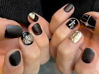 ネイル 個性派ニュアンス nuts nail所属・【池袋】nuts nail　なつみのネイルデザイン