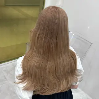 ミディアム カラー 🎀🧁ダメージレス 艶髪カラー🧁🎀のヘアスタイル