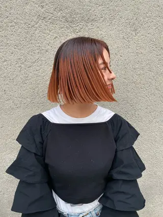 ミディアム カラー パーマ ヘアアレンジ メンズ tatsumi/ボブ ウルフ/レイヤーのヘアスタイル