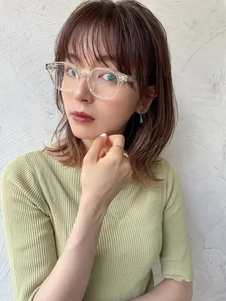 ミディアム IVE所属・ダブルカラー🤍 髪質改善／原島のヘアスタイル