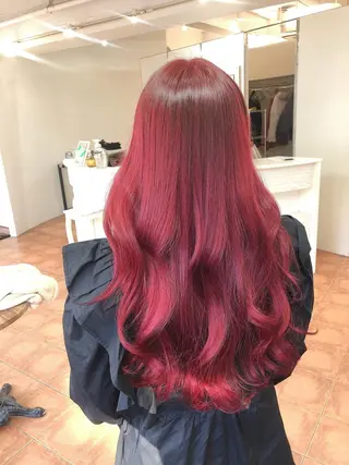 ロング カラー 韓国ヘア/レイヤー カット SAKURAのヘアスタイル