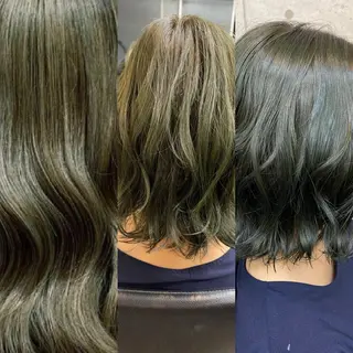 ミディアム カラー ナリキ/ダブルカラー /ダブルカラー募集のヘアスタイル