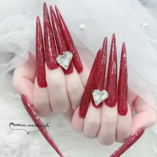 ネイル MoMoA Nail ネイル長さ出し専門店のネイルデザイン