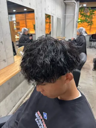 カラー パーマ メンズ mono / Manatoのヘアスタイル