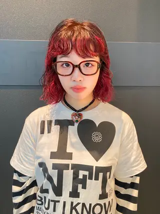 ショート カラー パーマ mai / linoah˚✧のヘアスタイル