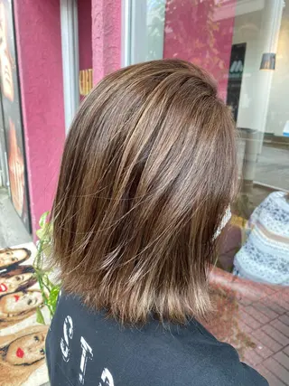 ショート カラー mori by little所属・デザインカラー✨新倉 佑奈のヘアスタイル