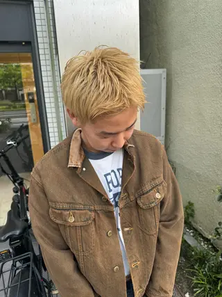 メンズ 矢場町/メンズ/暖色 /chinatsu.のヘアスタイル