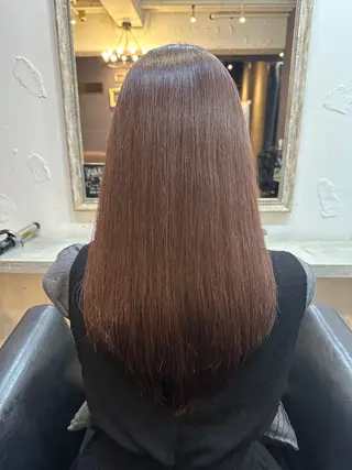 ロング カラー 亀井 結夏のヘアスタイル