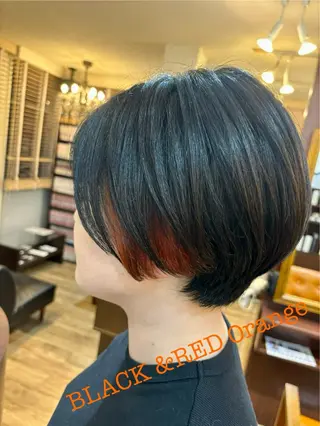 ショート カラー 永作 真司のヘアスタイル