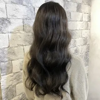 ロング カラー パーマ 美髪矯正 🌈髪質改善 山下のヘアスタイル