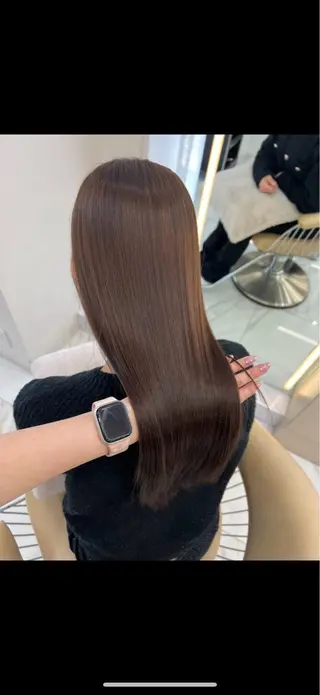 ロング 髪質改善/透明感カラ ー/みほのヘアスタイル