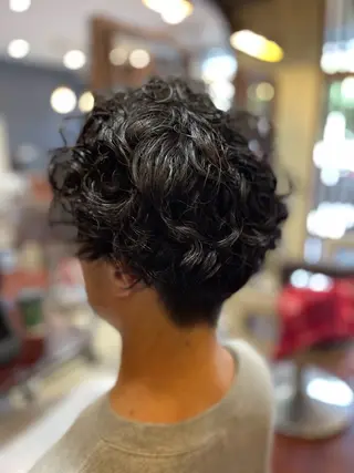 パーマ メンズ 濱野 るりかのヘアスタイル